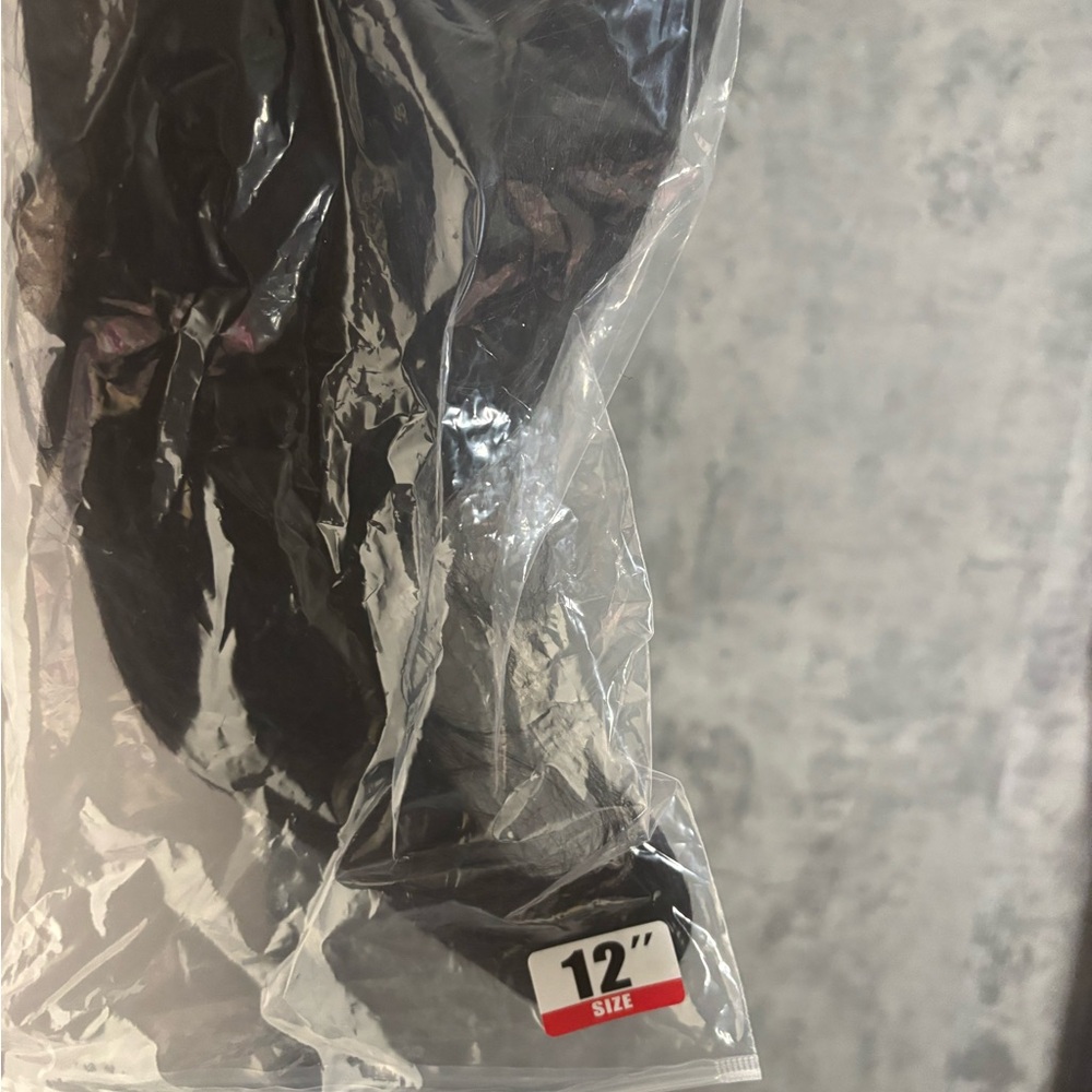 Black Wig 12" Size